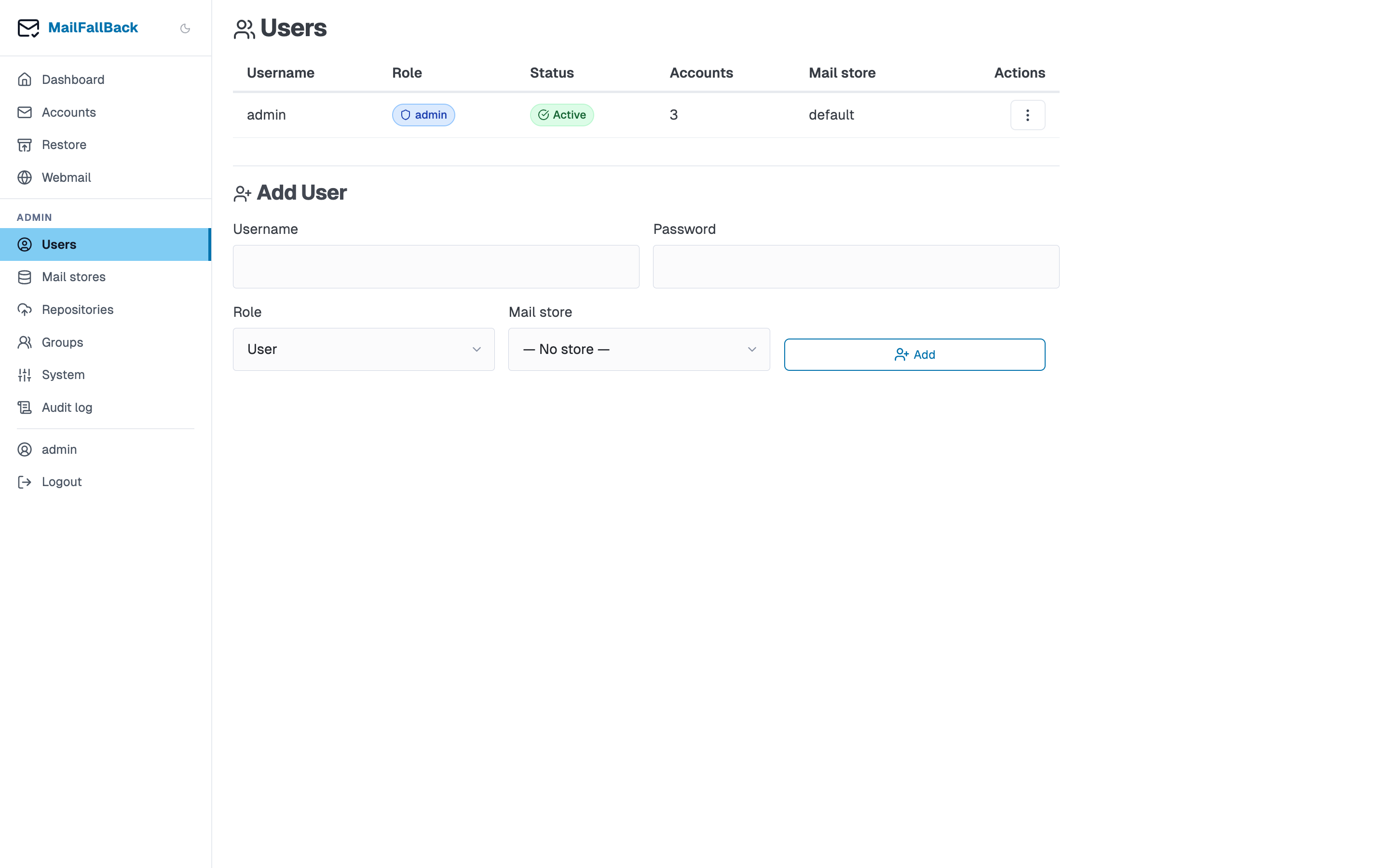 User management
